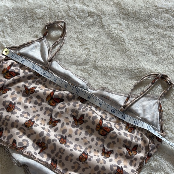 SHEIN Butterfly Corset Cami Top | Y2K Fairy Grunge Tank - Picture 3 of 4